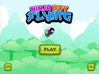 Ninja flying boy image