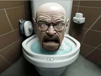Funny Skibidi Toilet Face image